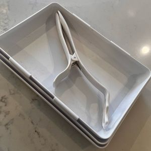 Pampered Chef Coating Trays with tool